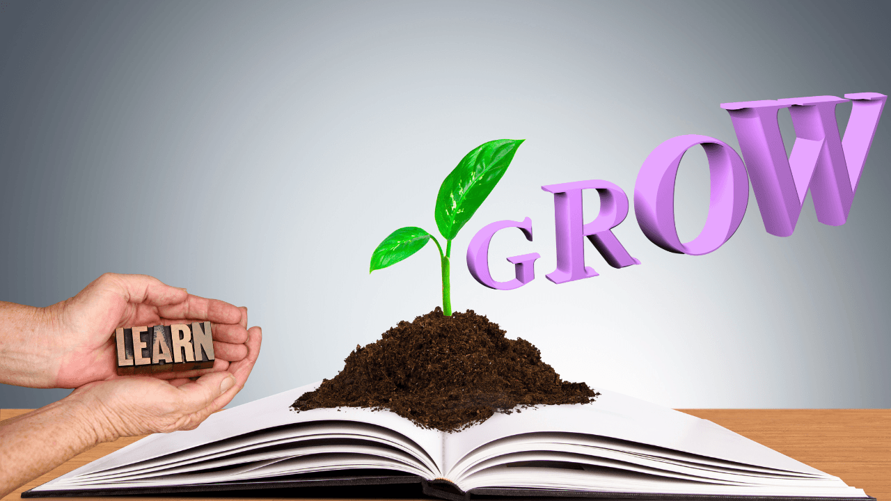 Learn and Grow illustration