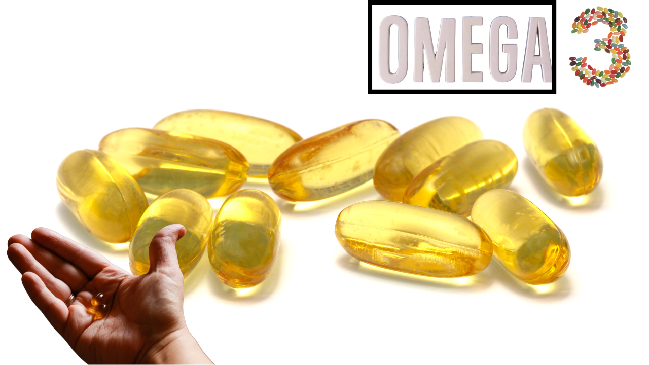 Omega-3 fish oil capsules