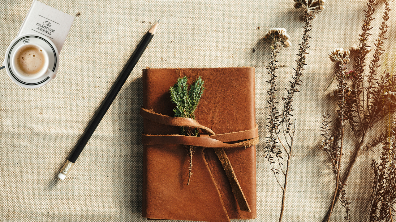 Person writing in a journal — expressive writing and reflection
